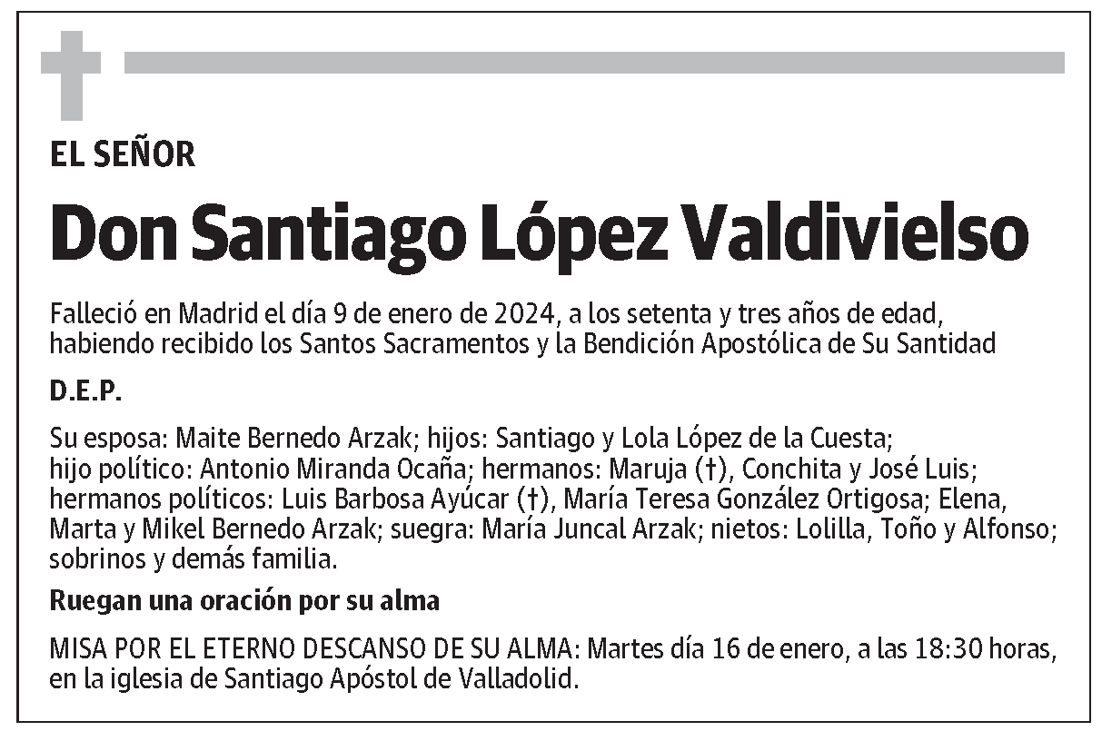 Santiago López Valdivielso
