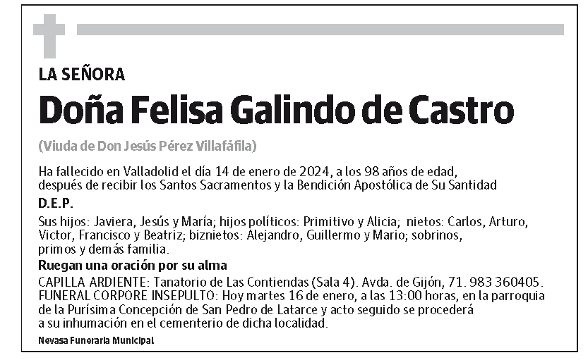 Felisa Galindo de Castro