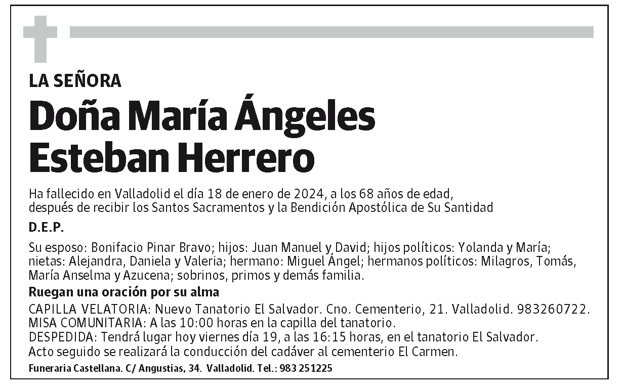 María Ángeles Esteban Herrero