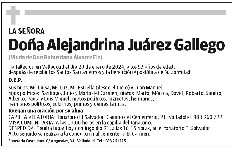 Alejandrina Juárez Gallego