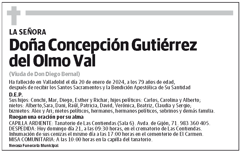 Concepción Gutiérrez del Olmo Val
