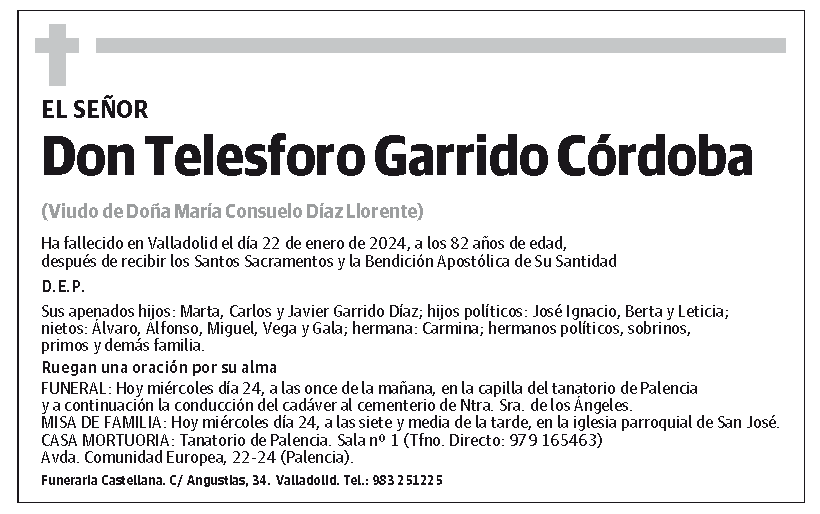 Telesforo Garrido Córdoba