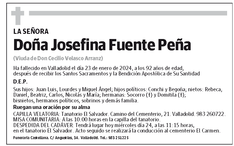 Josefina Fuente Peña