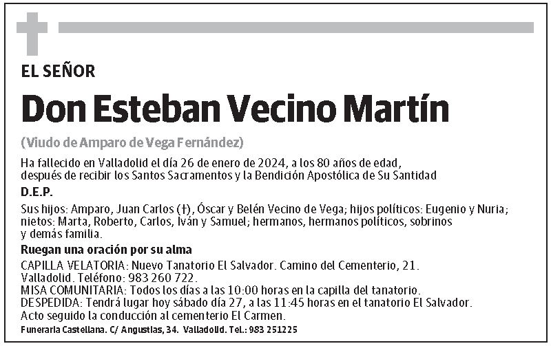 Esteban Vecino Martín