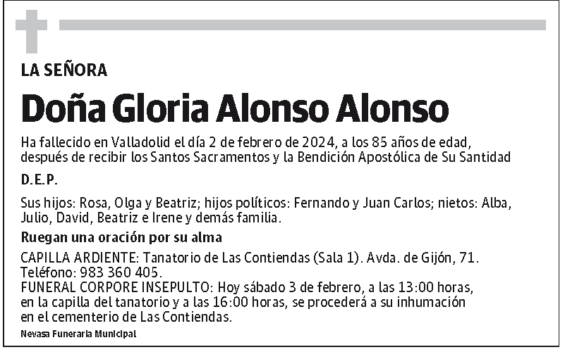 Gloria Alonso Alonso