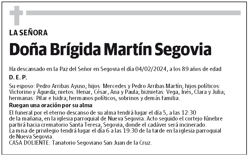 Brígida Martín Segovia