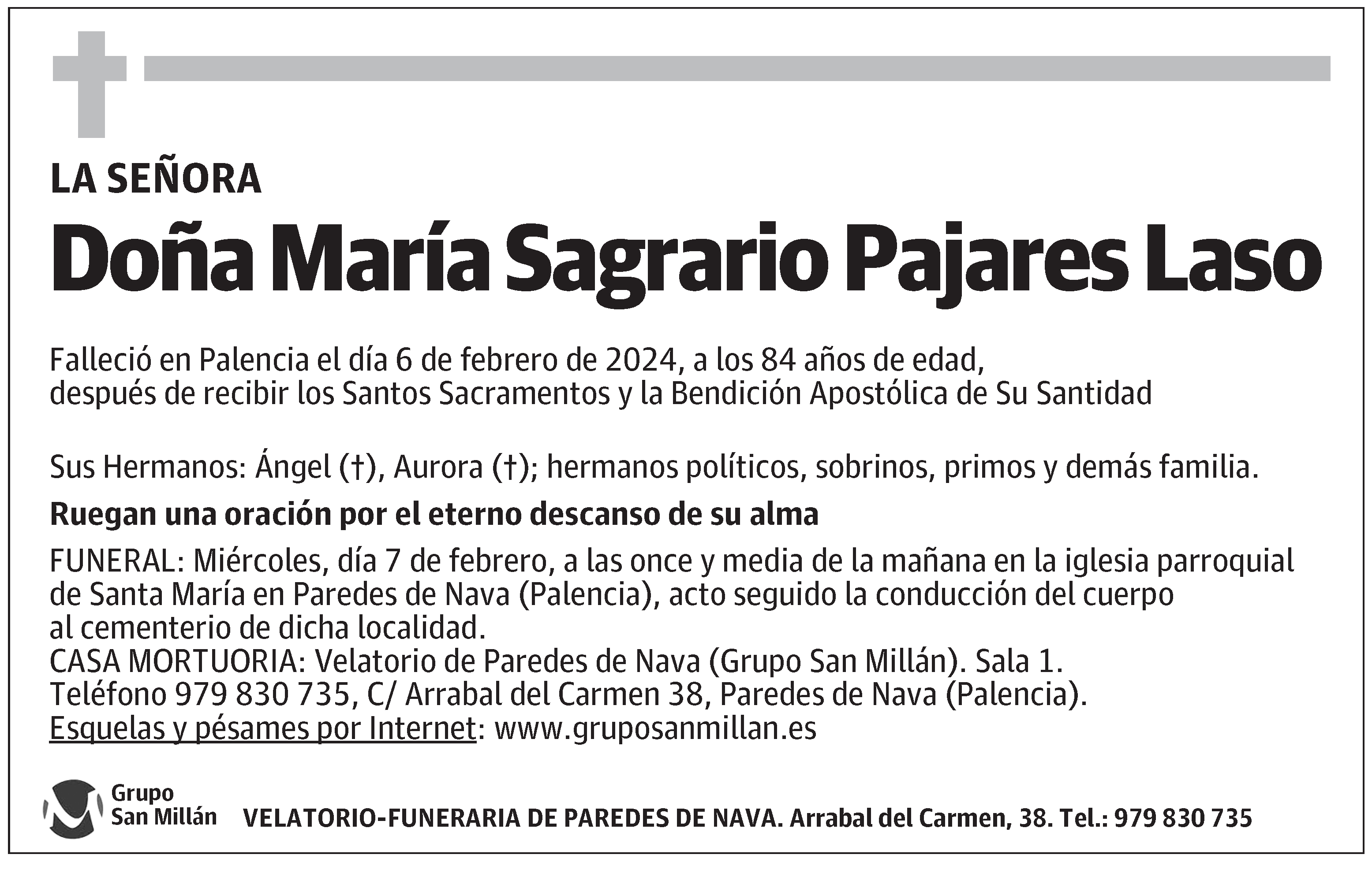 María Sagrario Pajares Laso