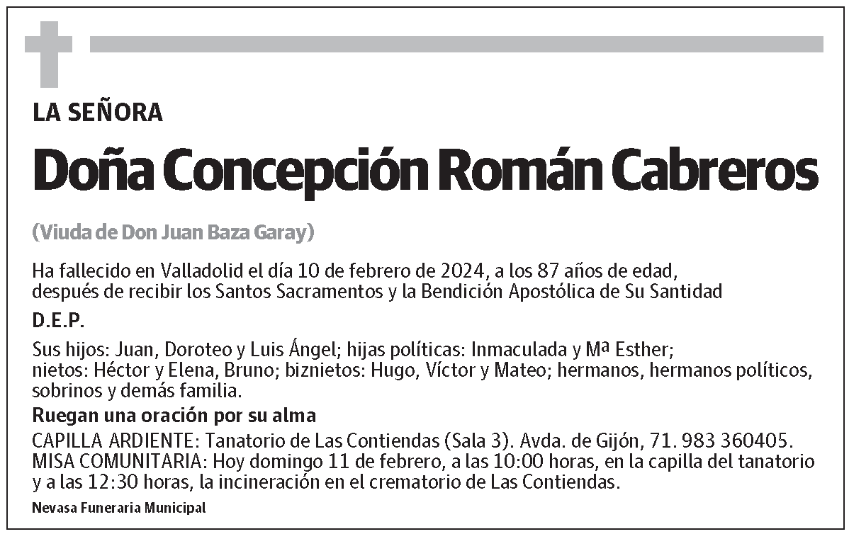 Concepción Román Cabreros