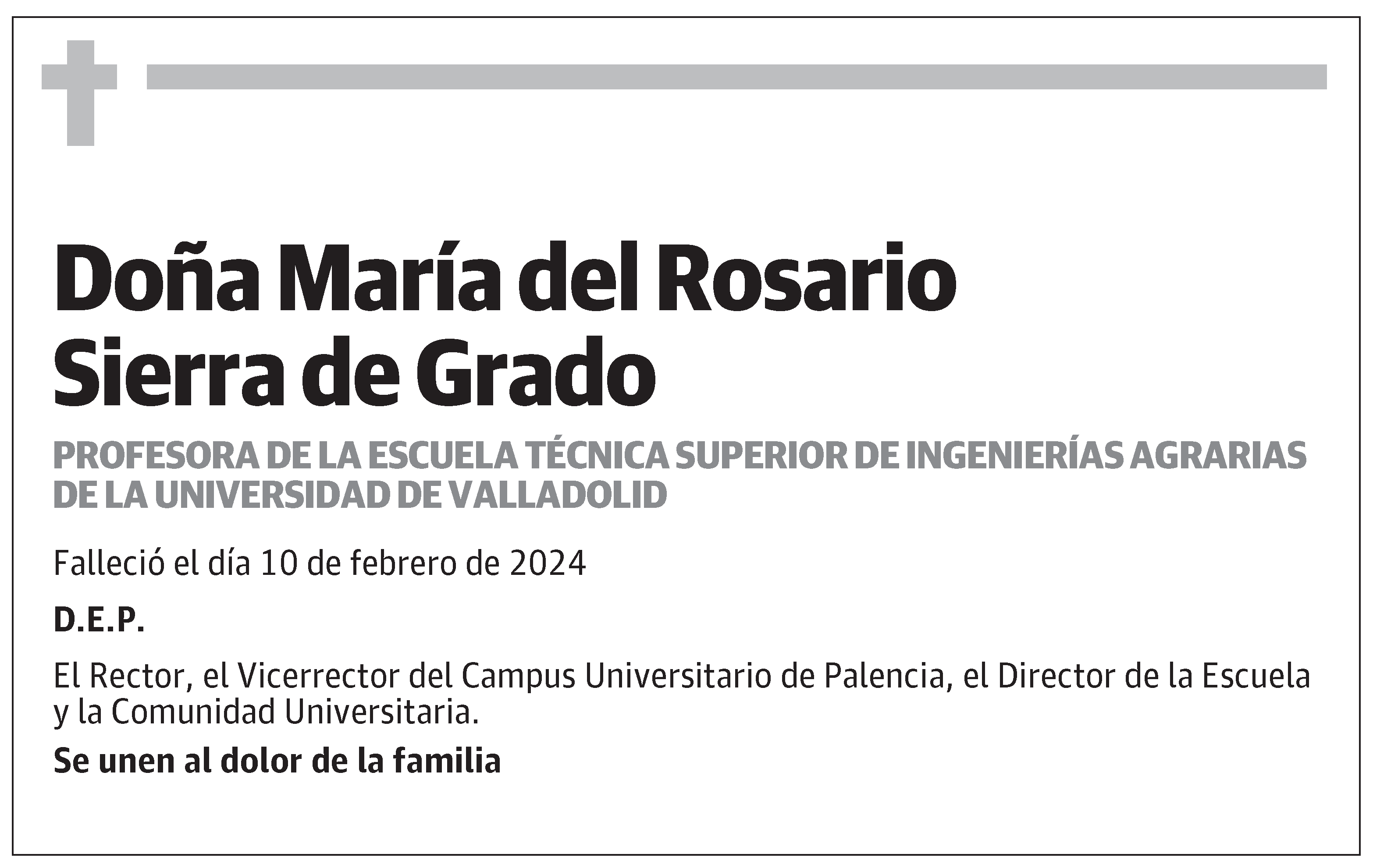 María del Rosario Sierra de Grado