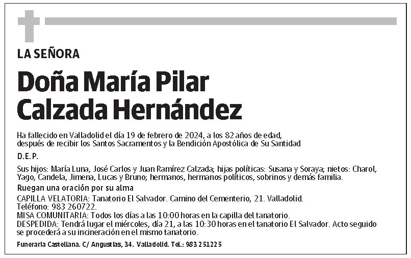 María Pilar Calzada Hernández