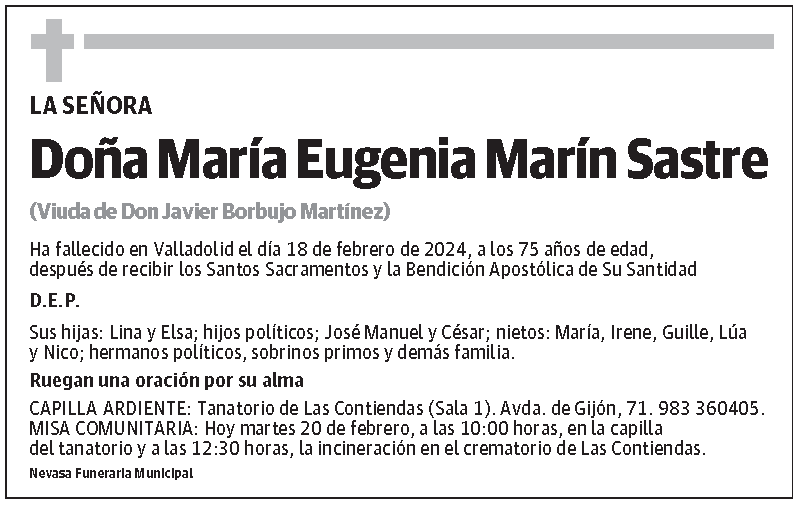 María Eugenia Marín Sastre