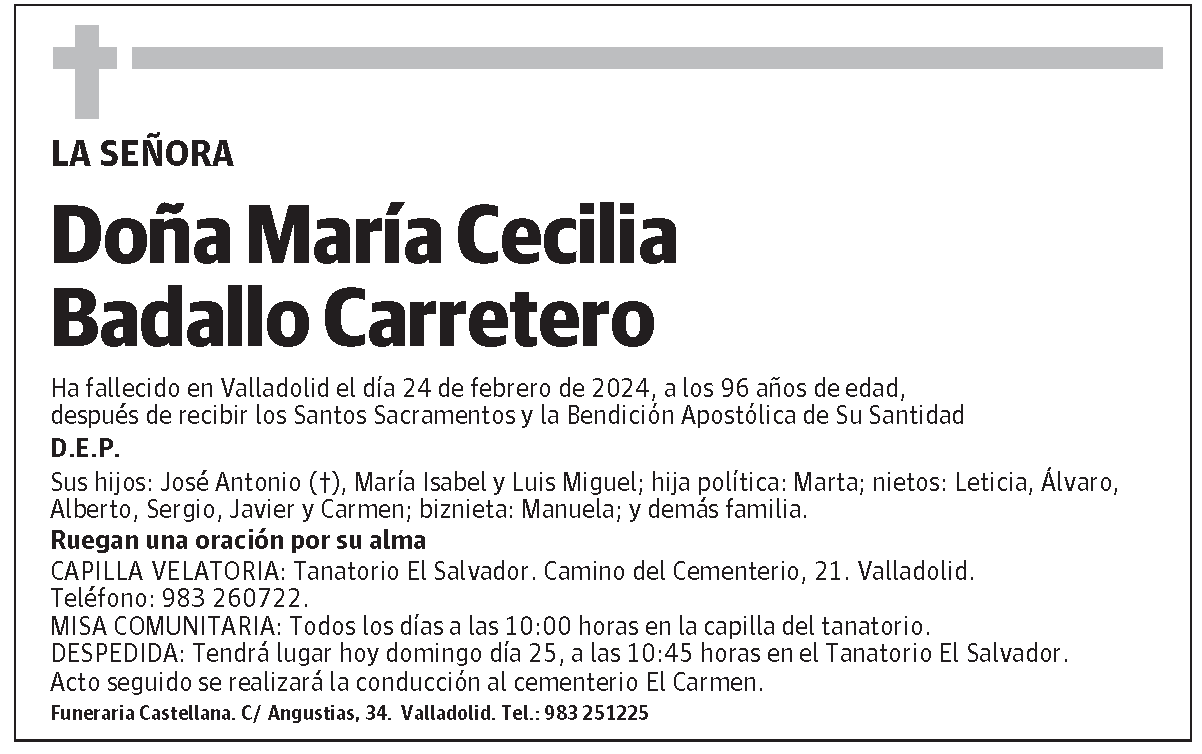 María Cecilia Badallo Carretero