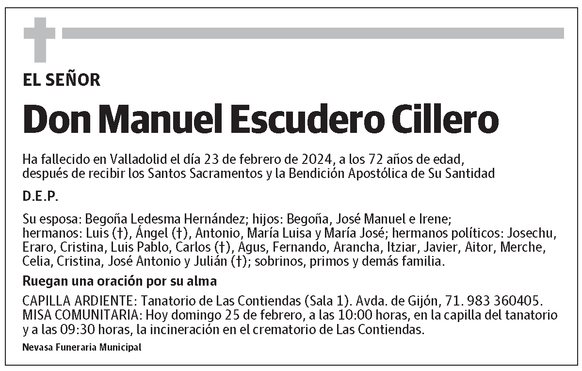 Manuel Escudero Cillero