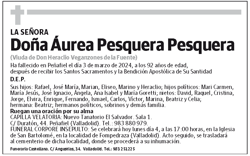 Áurea Pesquera Pesquera