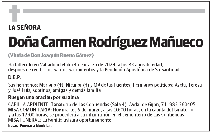 Carmen Rodríguez Mañueco