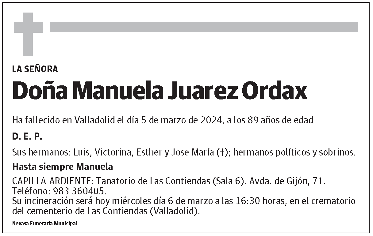 Manuela Juarez Ordax