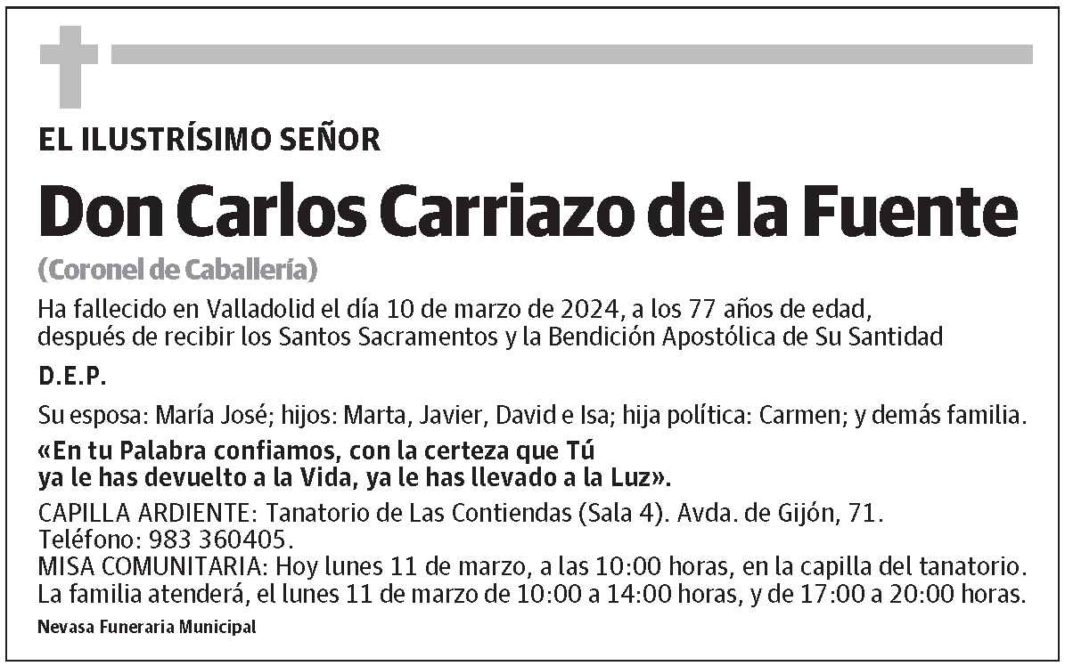 Carlos Carriazo de la Fuente