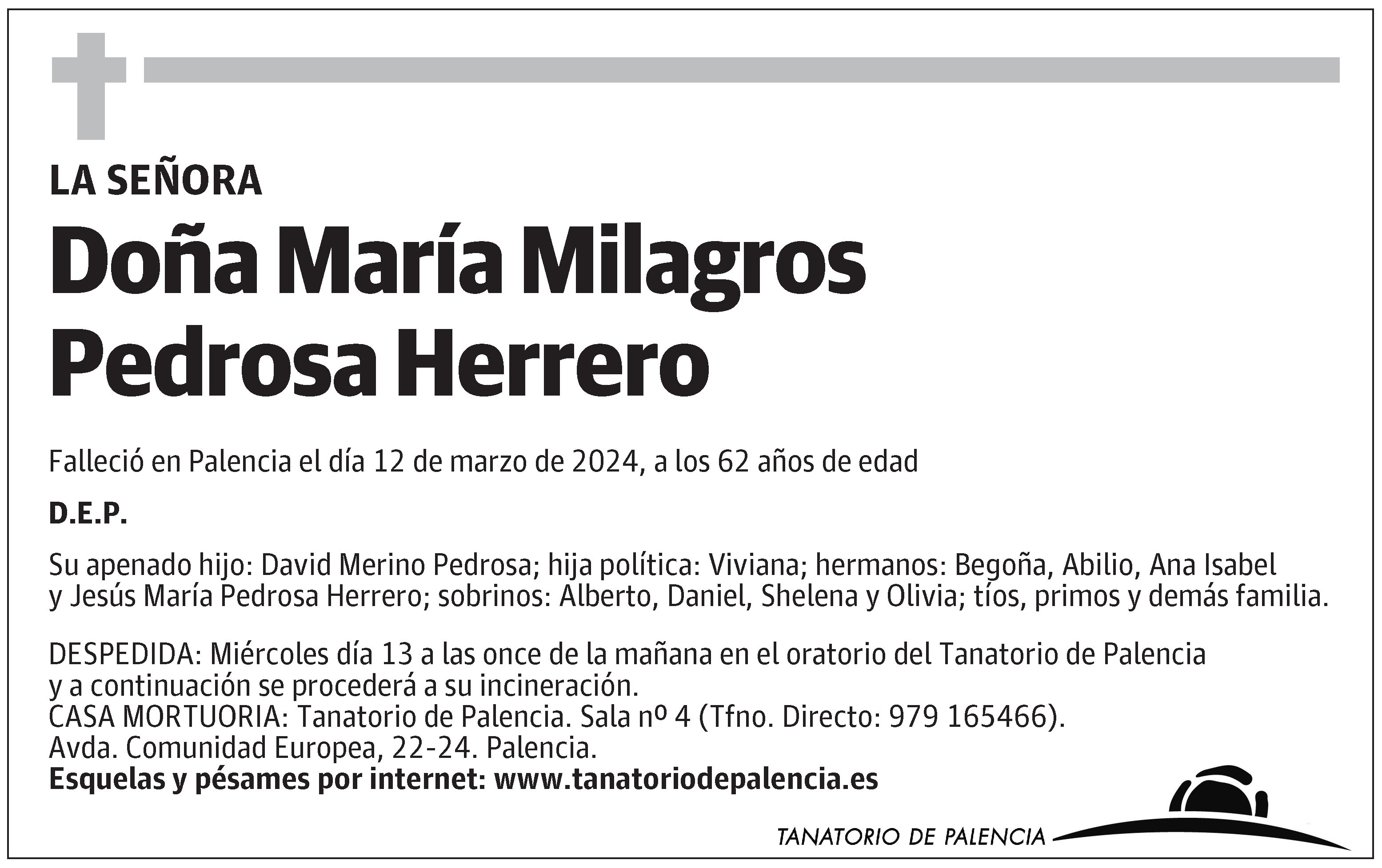 María Milagros Pedrosa Herrero