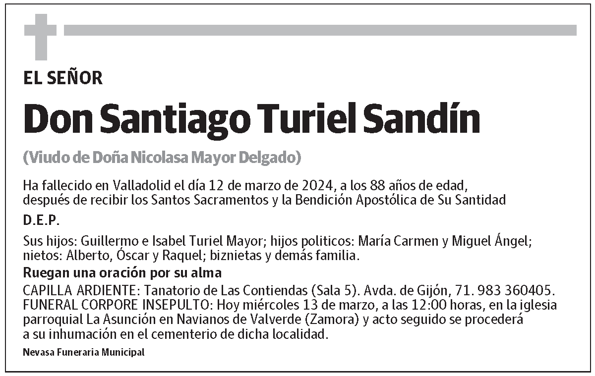 Santiago Turiel Sandín