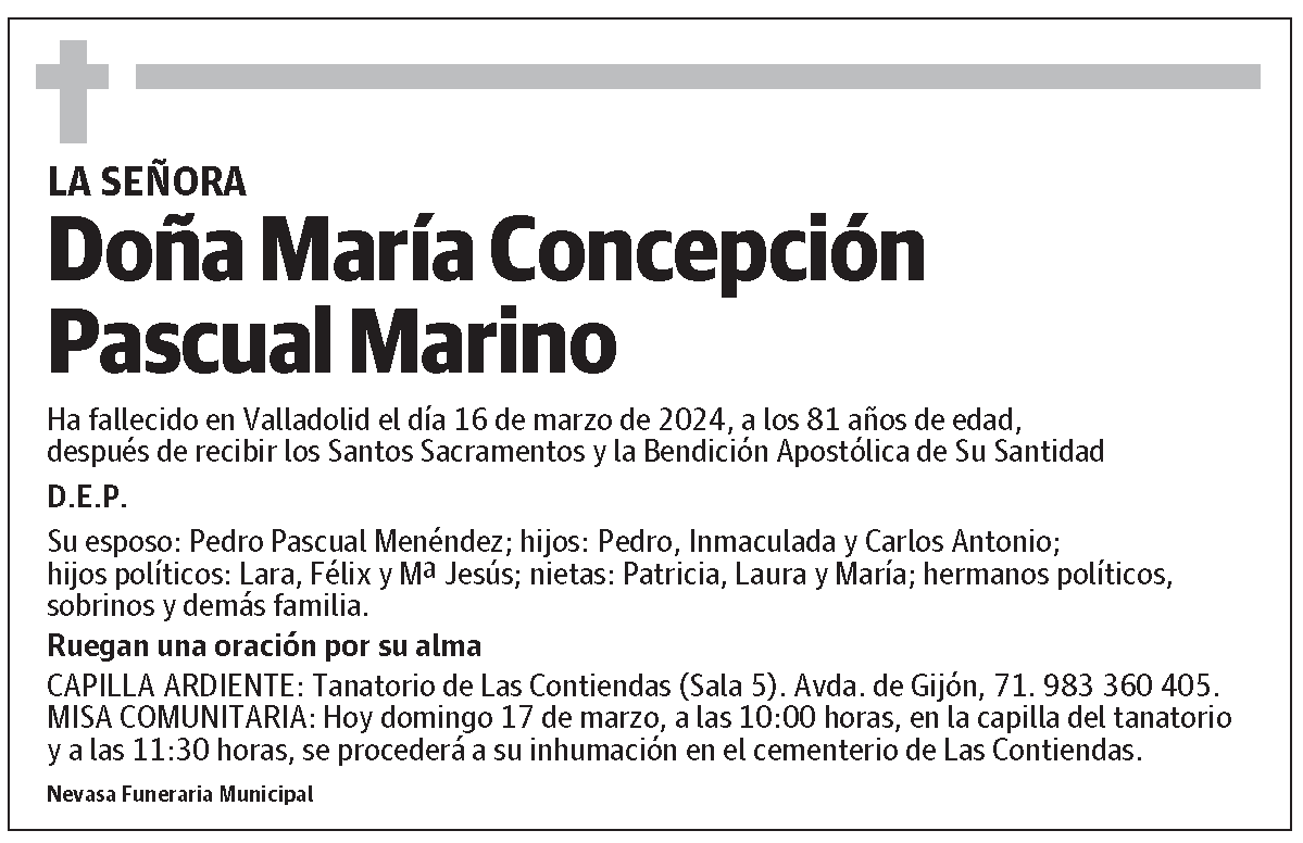 María Concepción Pascual Marino