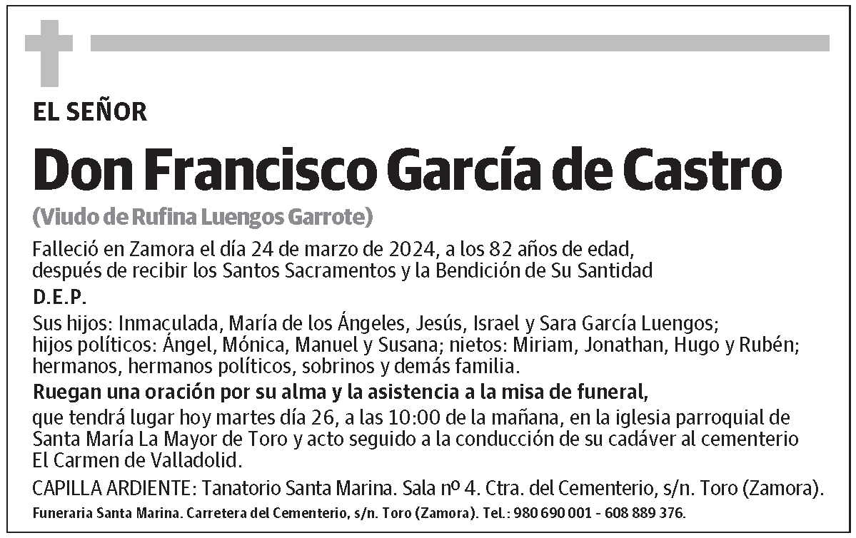 Francisco García de Castro