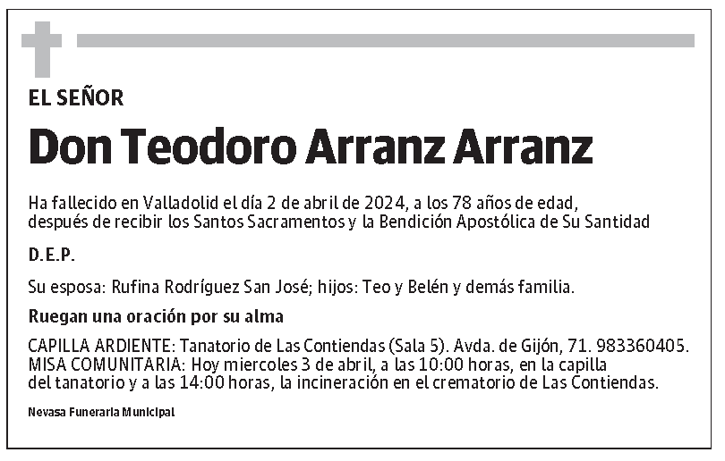 Teodoro Arranz Arranz