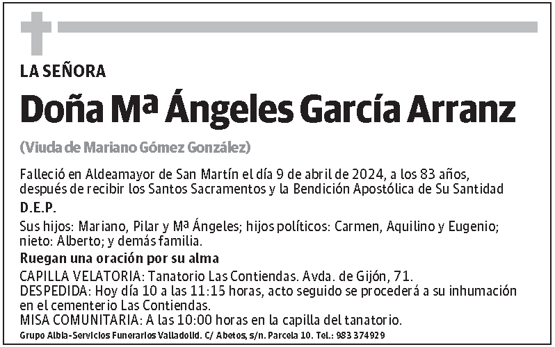 Mª Ángeles García Arranz