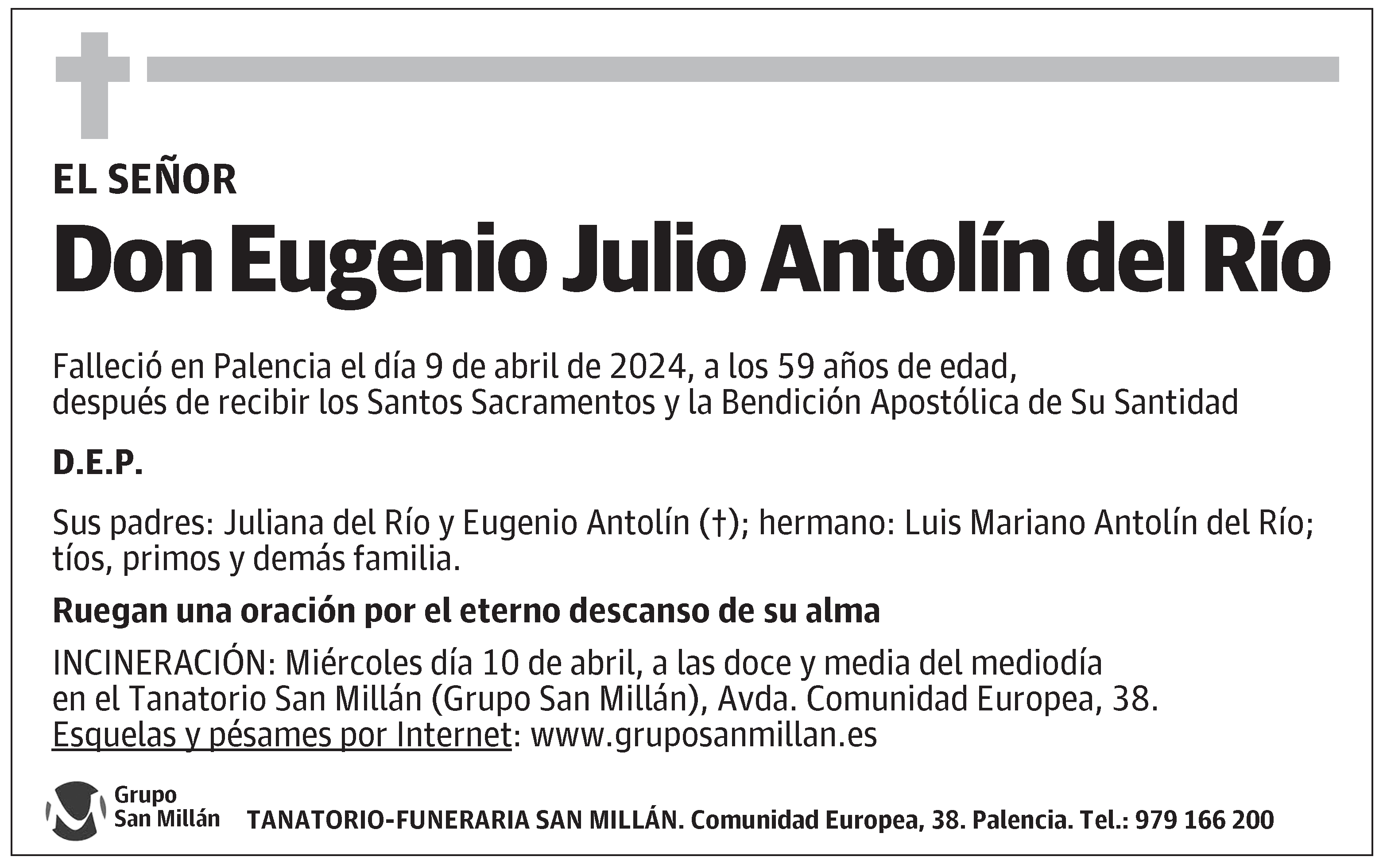 Eugenio Julio Antolín del Río