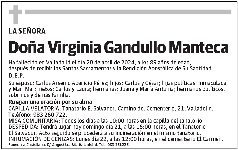 Virginia Gandullo Manteca