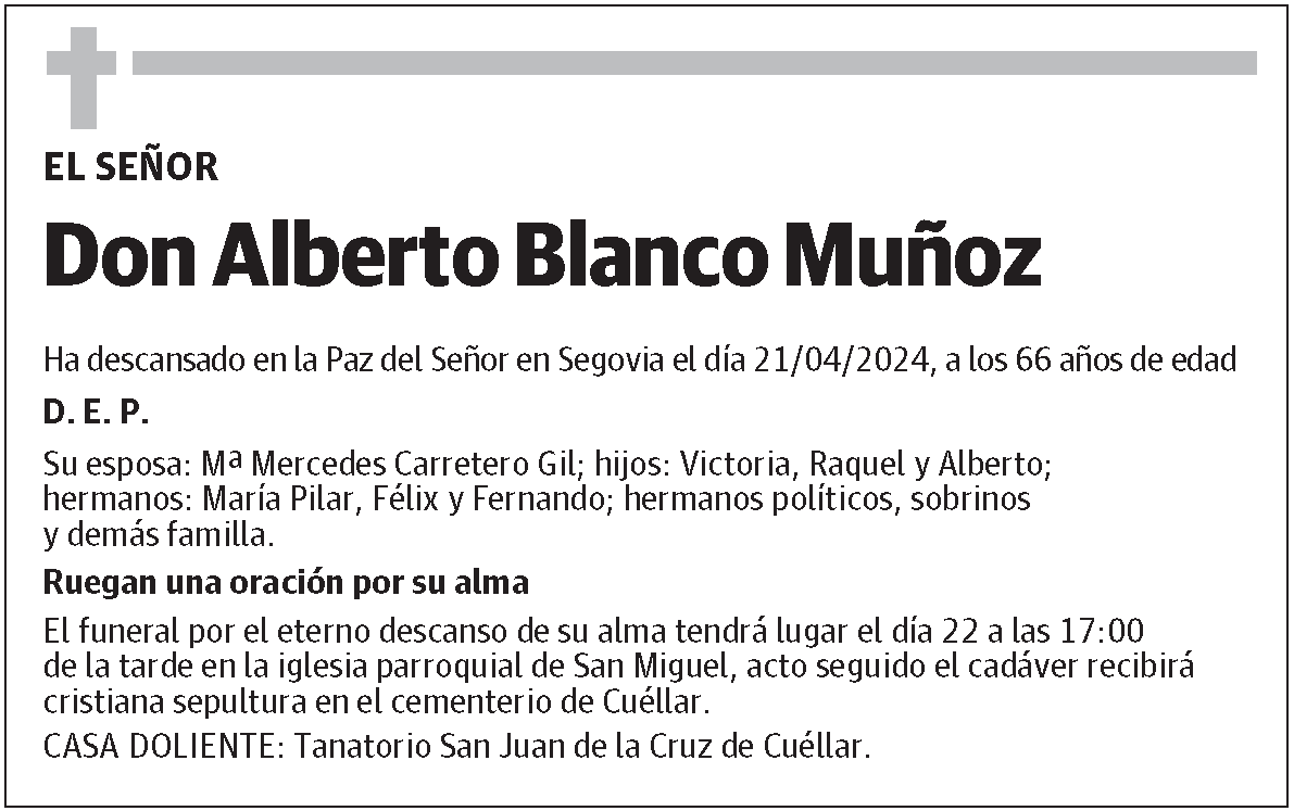 Alberto Blanco Muñoz