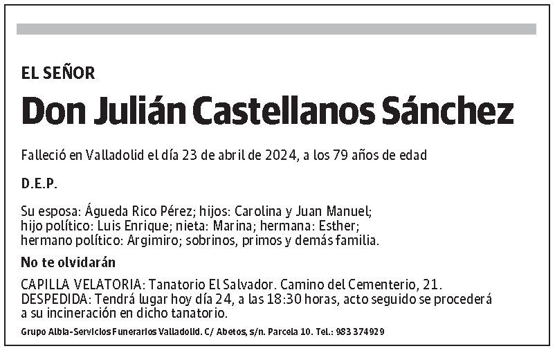 Julián Castellanos Sánchez