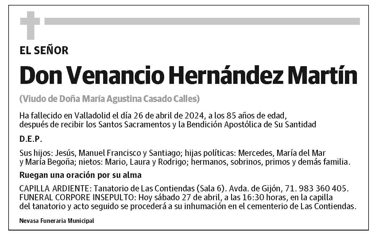 Venancio Hernández Martín