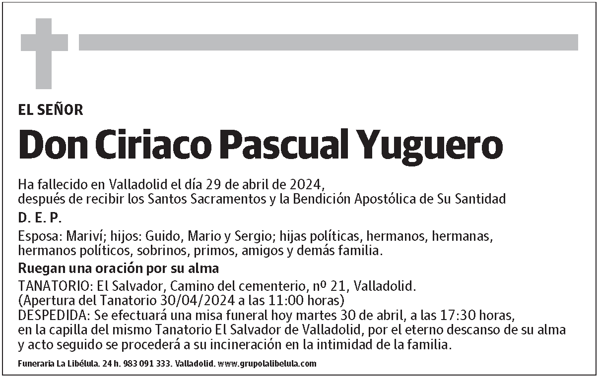 Ciriaco Pascual Yuguero