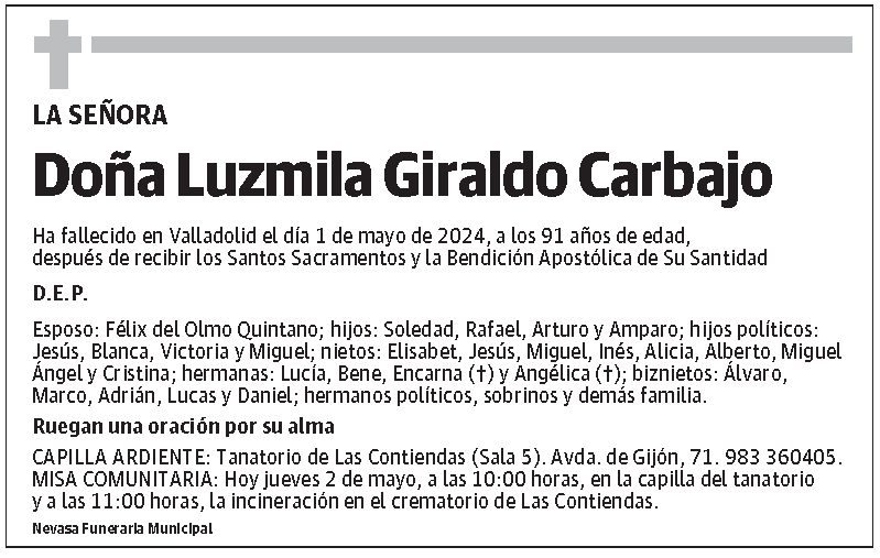 Luzmila Giraldo Carbajo