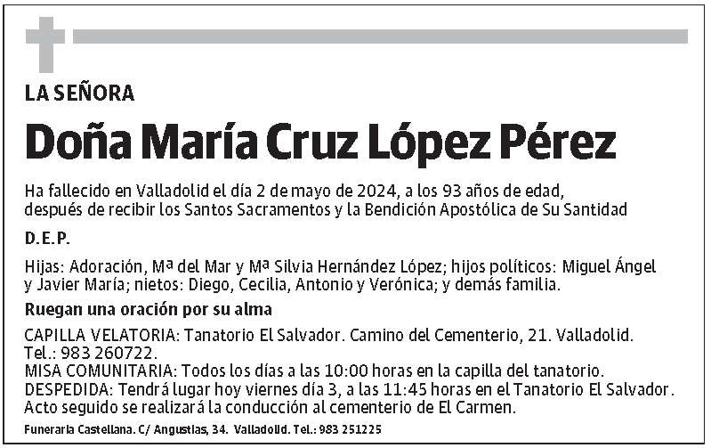María Cruz López Pérez