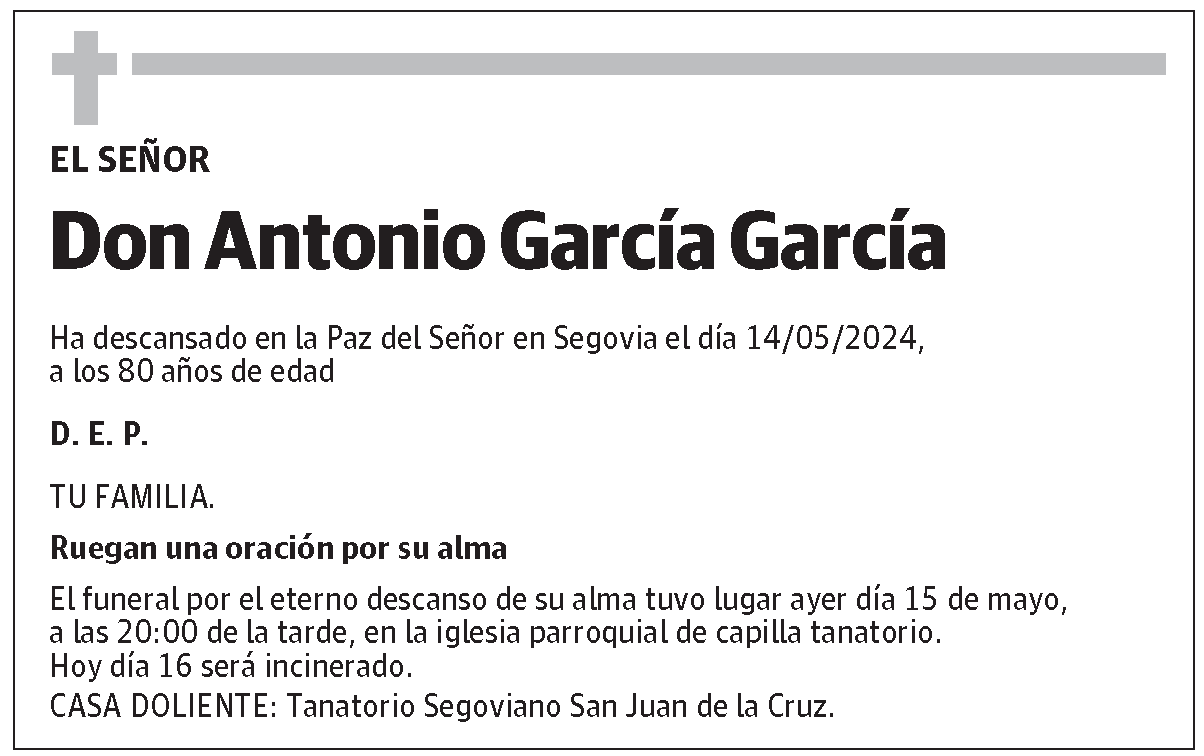 Antonio García García