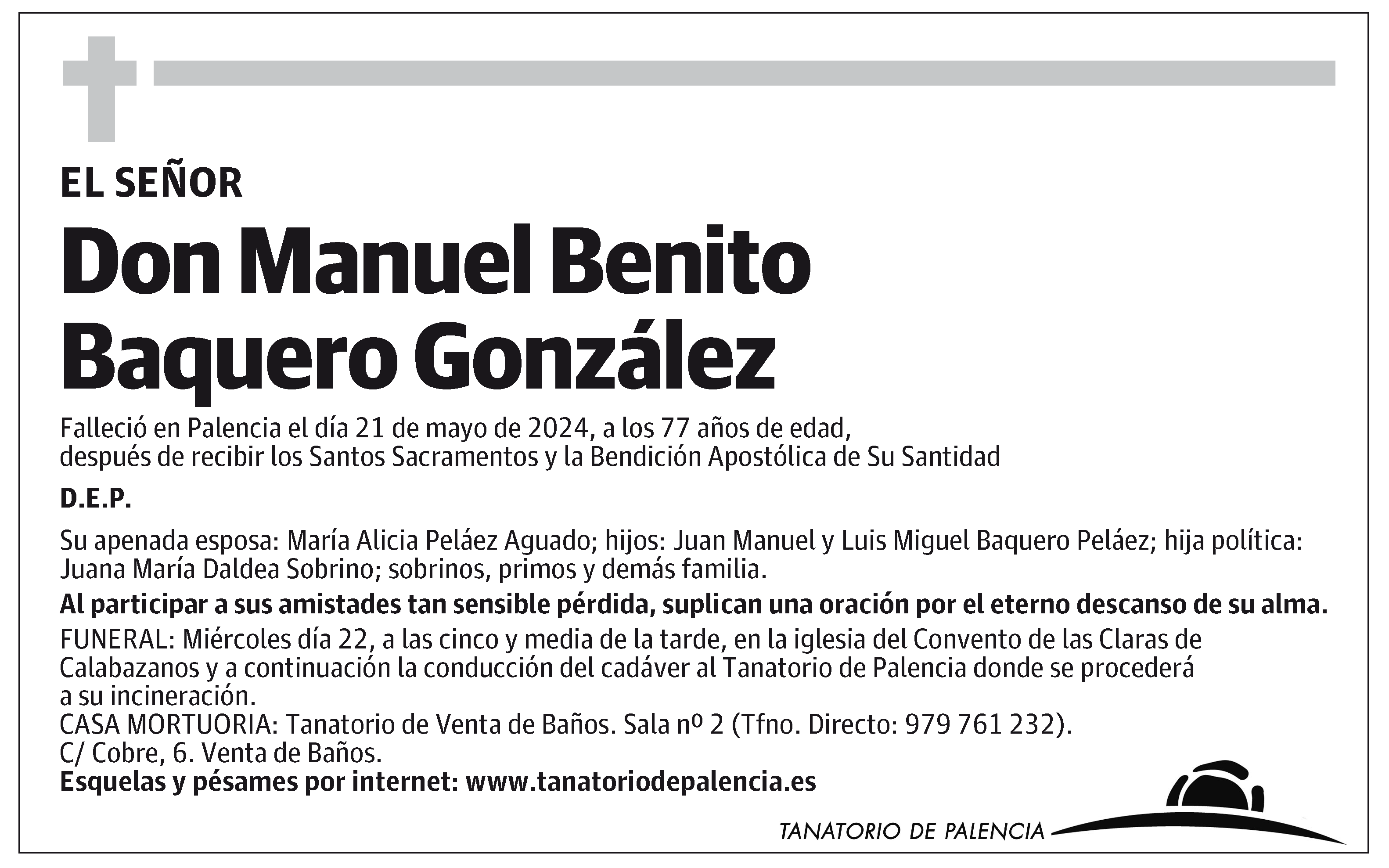 Manuel Benito Baquero González
