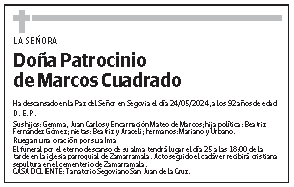 Patrocinio de Marcos Cuadrado