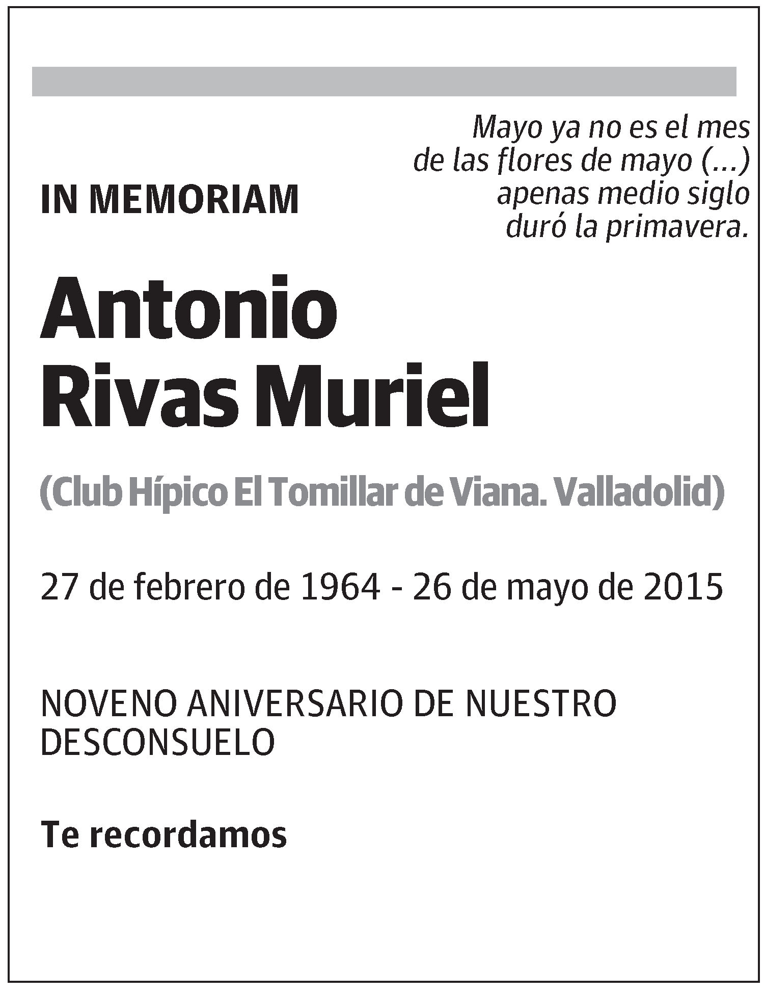 Antonio Rivas Muriel