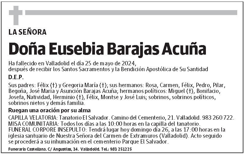 Eusebia Barajas Acuña
