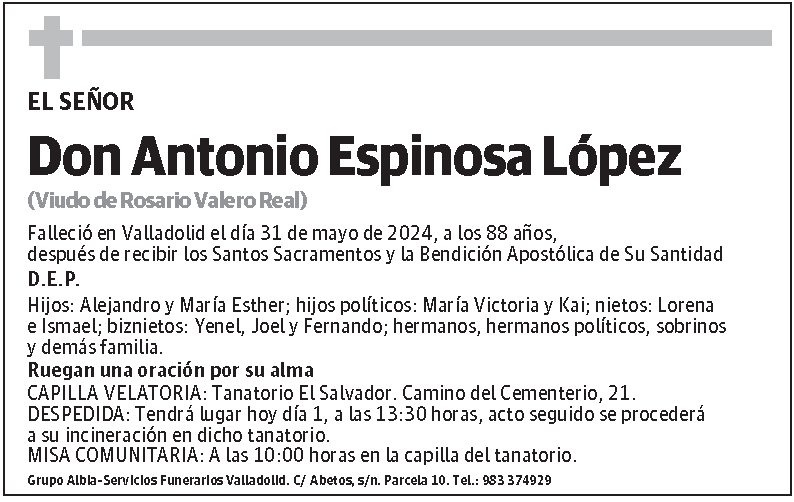 Antonio Espinosa López
