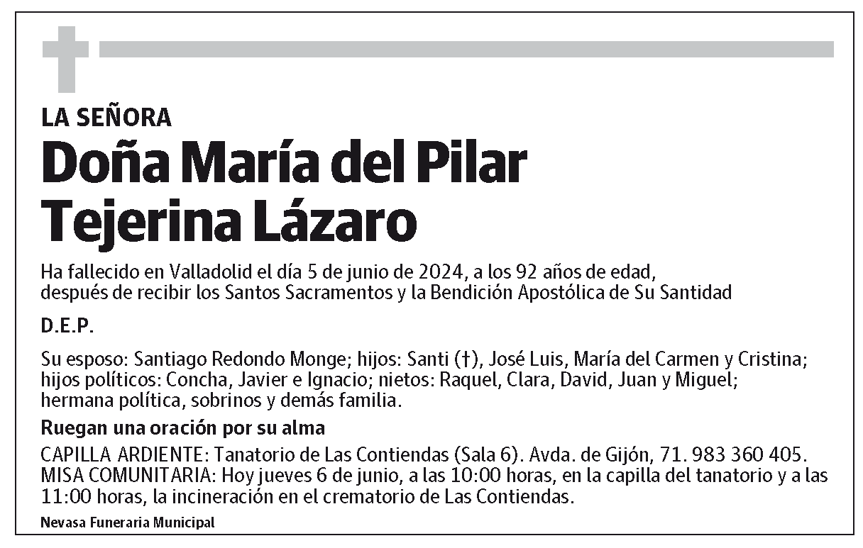 María del Pilar Tejerina Lázaro