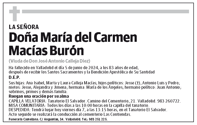 María del Carmen Macías Burón