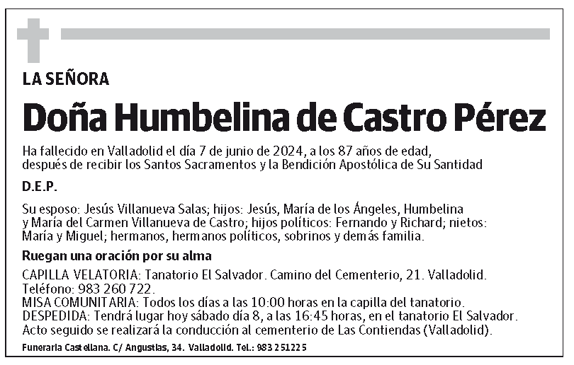 Humbelina de Castro Pérez