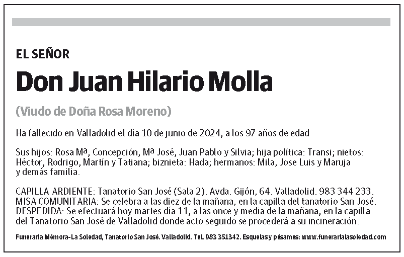 Juan Hilario Molla