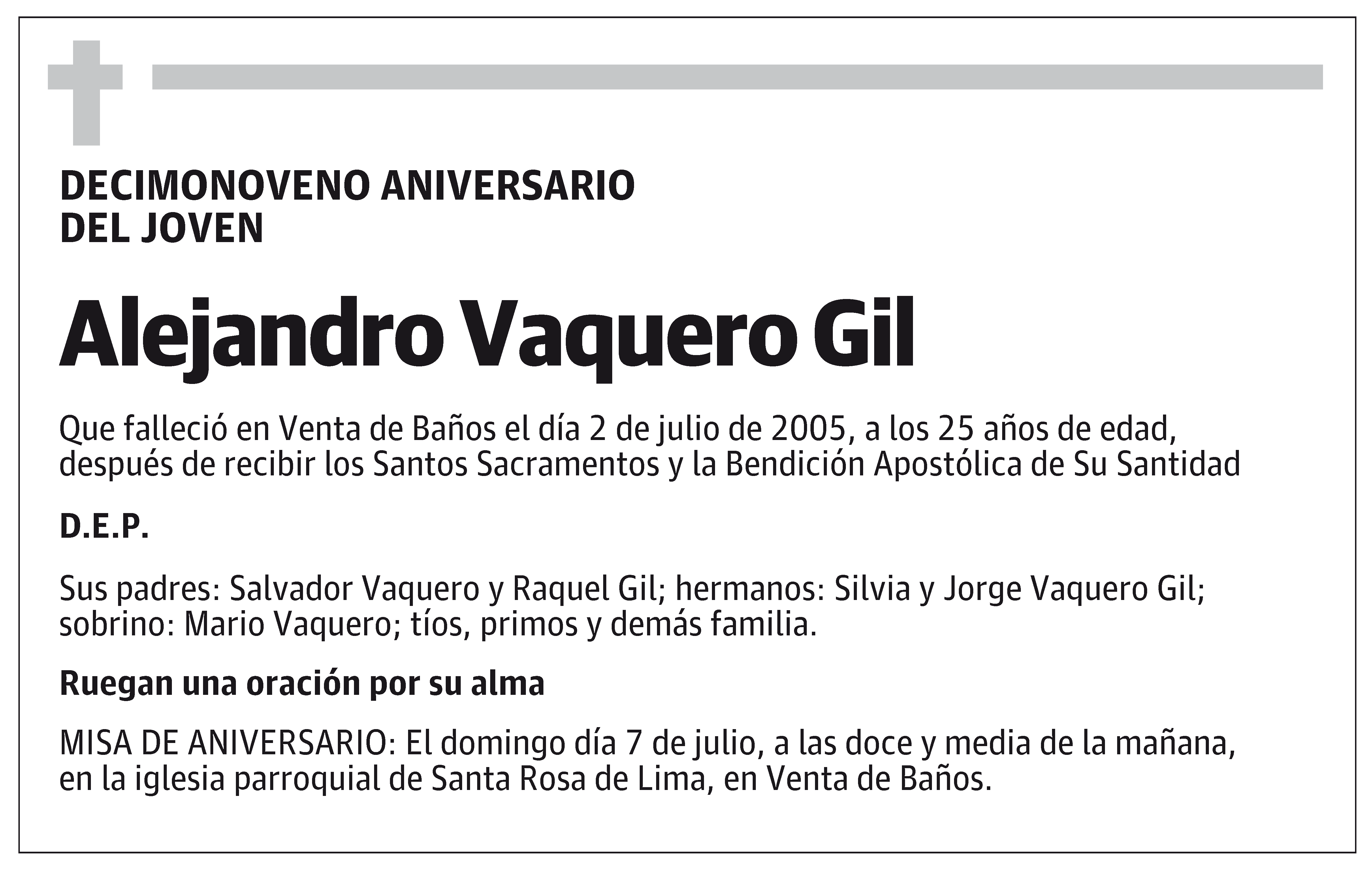 Alejandro Vaquero Gil