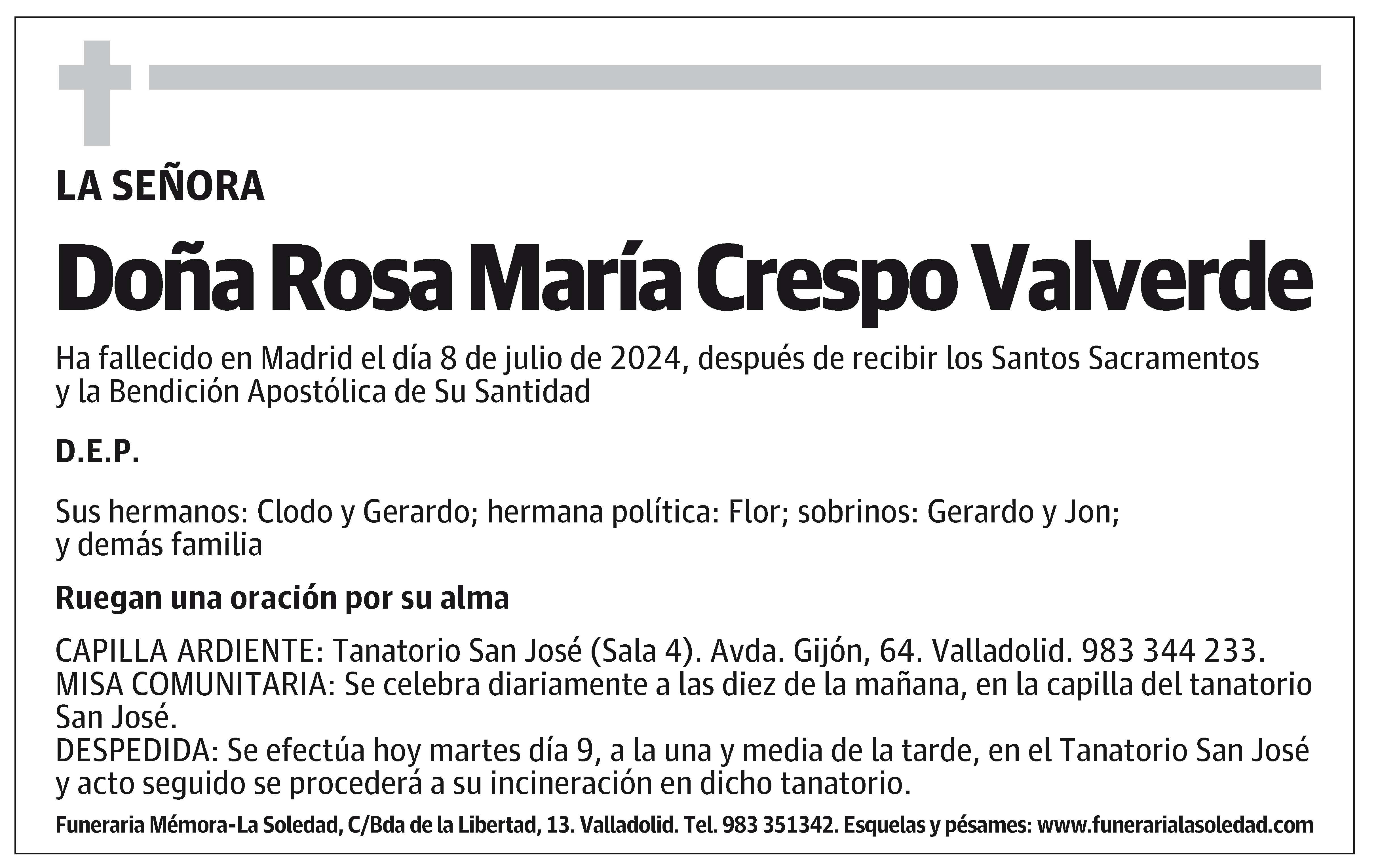 Rosa María Crespo Valverde