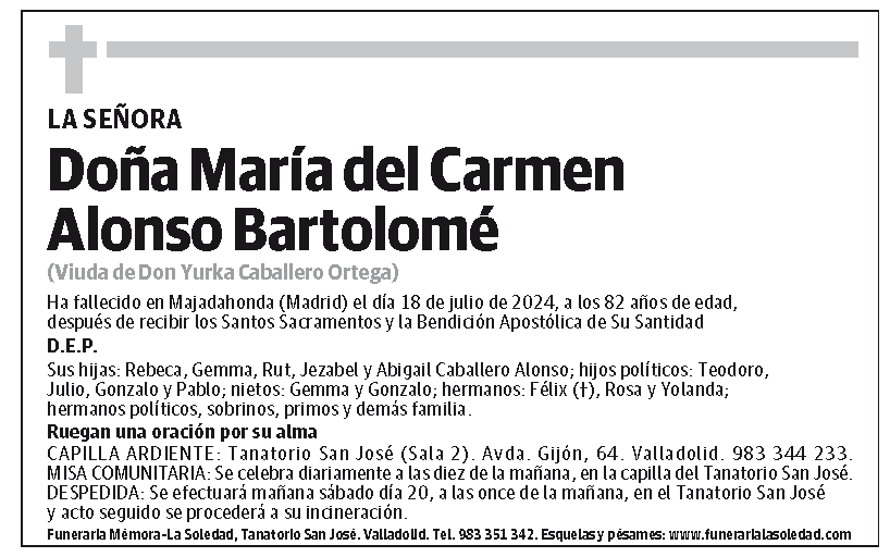 María del Carmen Alonso Bartolomé