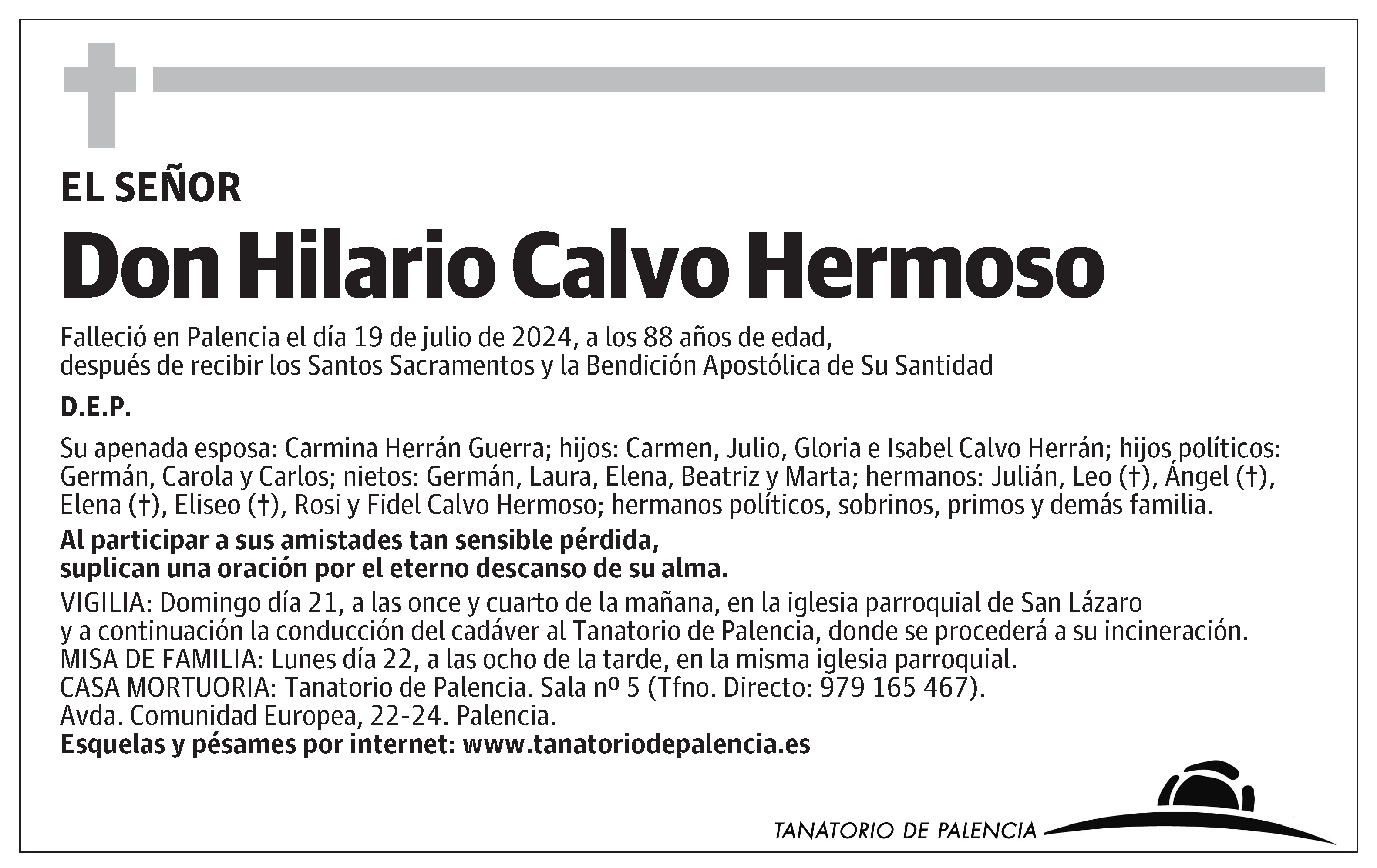 Hilario Calvo Hermoso