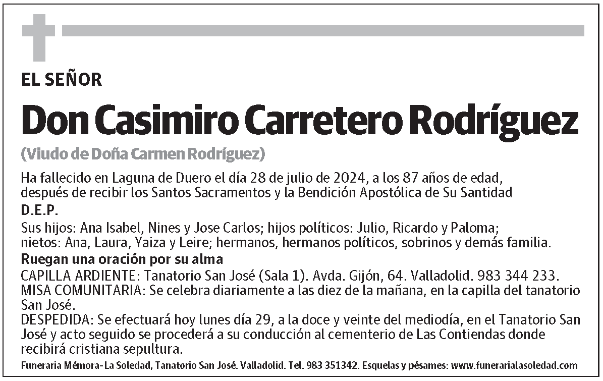 Casimiro Carretero Rodríguez